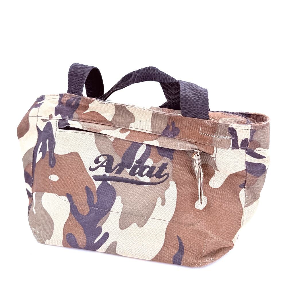 Ariat Camo Camouflage Canvas Small Tote Bag